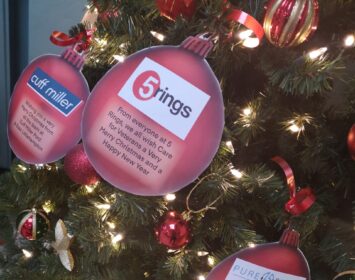 Messages on our tree of festive cheer 1