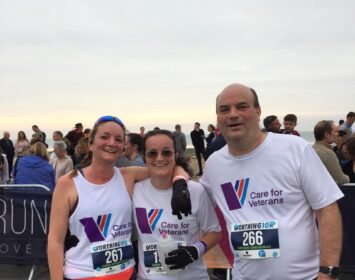 Worthing 10k 2021 - Lana, Heidi & Haydn Christmas, CfV runners