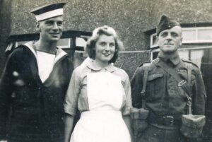 Eric and family before heading off to war