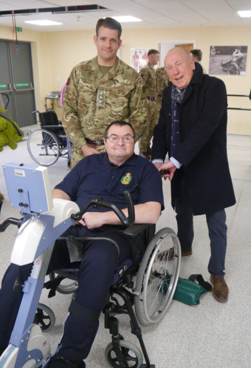 Captain David Curry, Christopher Timothy, and Steve Boylan earlier this year