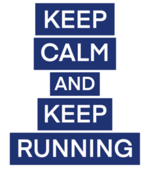 Keep Calm and Keep Running logo